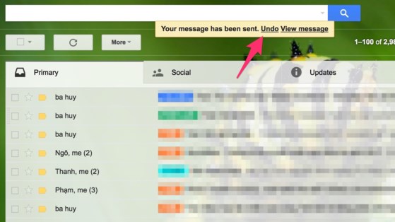 2 cách lấy lại email khi đã lỡ tay bấm gửi - 4