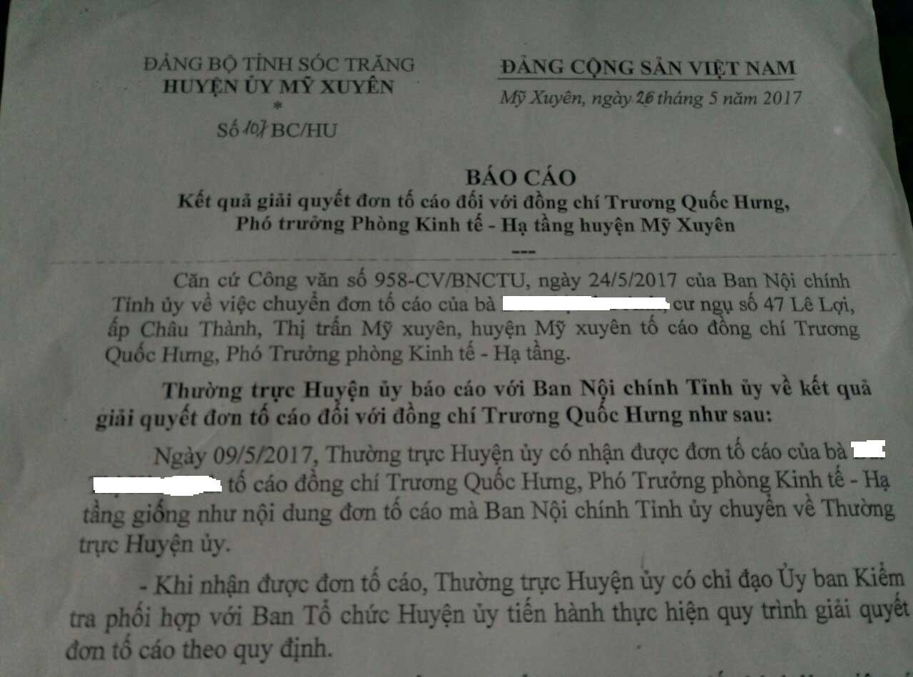 Nguyên Phó phòng Kinh tế-Hạ tầng huyện bị tố khai man lý lịch - 1