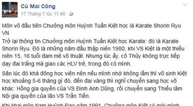 Sư phụ Huỳnh Tuấn Kiệt khiến võ sư Vịnh Xuân Flores tâm phục khẩu phục - 3