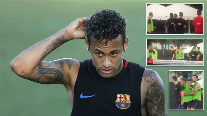 Neymar ẩu đả đồng đội, triệu &#34;HLV online&#34; Barca đòi đuổi - 1