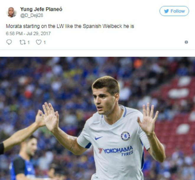 “Thảm họa” Morata, fan Chelsea “đau xót” ví như Welbeck - 2