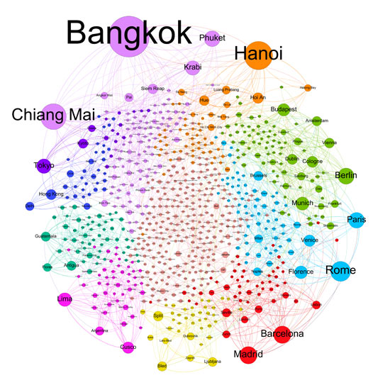 Sững sờ trước tấm bản đồ không biên giới được vẽ nên bởi dân du lịch - 5