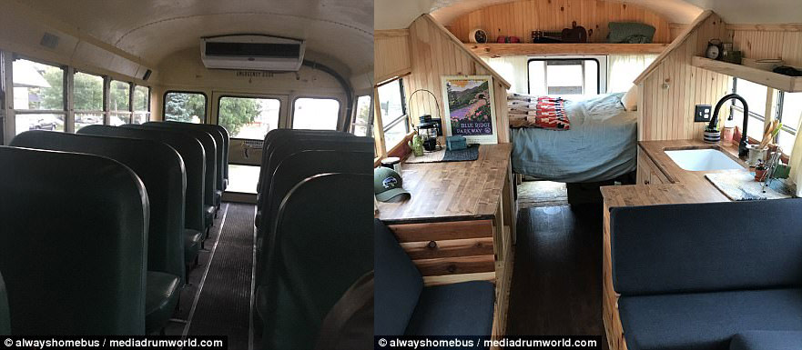 Bỏ 400 triệu sửa xe buýt thành nhà rồi đi du lịch khắp thế gian - 4