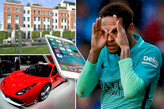 Neymar 6000 tỷ đồng: Mua 300 nghìn IPhone 7s, thuê Ronaldo 40 ngày - 1