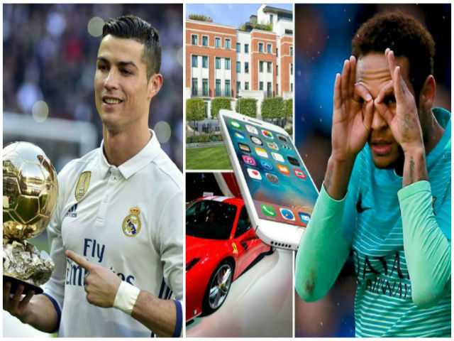 Neymar 6000 tỷ đồng: Mua 300 nghìn IPhone 7s, thuê Ronaldo 40 ngày
