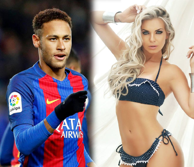 3 chân dài tuyên bố tặng Neymar &#34;một đêm&#34;, viết tên anh lên ngực - 1