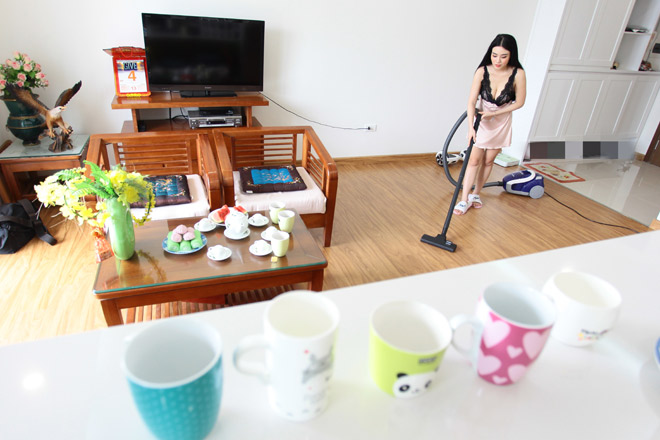 Linh Miu mặc váy ngủ nhảy sexy trong nhà 4 tỷ mới tậu - 7