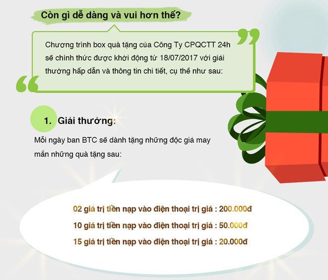 Tìm box quà tặng để nhận ngay nhiều giải thưởng hấp dẫn - 2