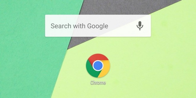 Chrome cho Android nâng cấp, cho phép tìm kiếm ngay từ màn hình chính - 1