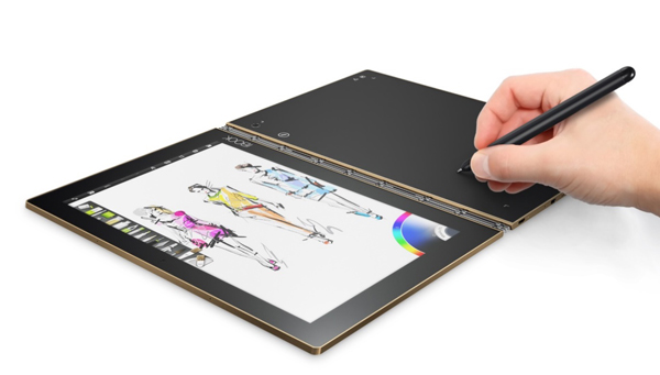 Nhận quà liền tay, lựa ngay Yoga Book màu Gold tuyệt đẹp - 1