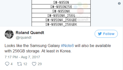 Galaxy Note 8 sẽ có bộ nhớ trong 256GB - 1