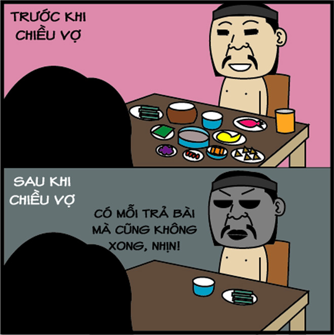 Truyện tranh: Số phận thầy bói trước và sau cưới vợ - 2