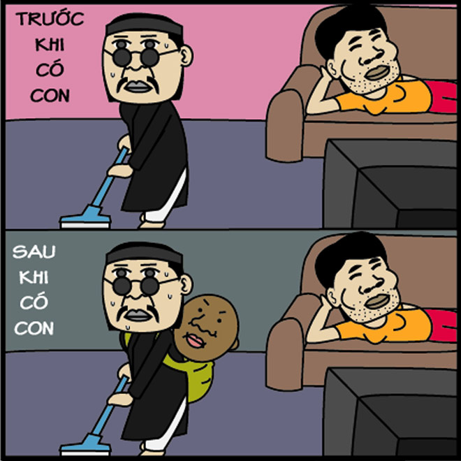 Truyện tranh: Số phận thầy bói trước và sau cưới vợ - 4