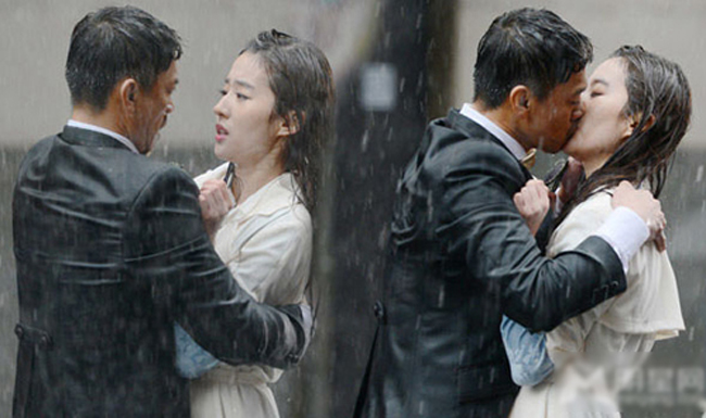 "Hồng nhan lộ thủy" cũng là một trong những bộ phim đánh dấu sự táo bạo của Lưu Diệc Phi khi diễn cảnh yêu.