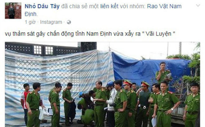Công an Nam Định bác tin đồn thảm án 8 người chết - 1