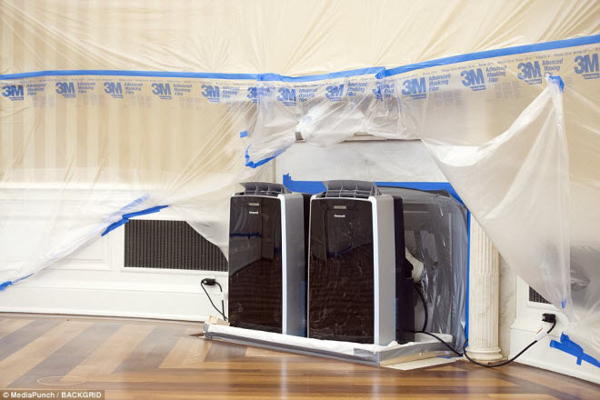 Nhà Trắng thành "đại công trường" khi ông Trump đi nghỉ - 12