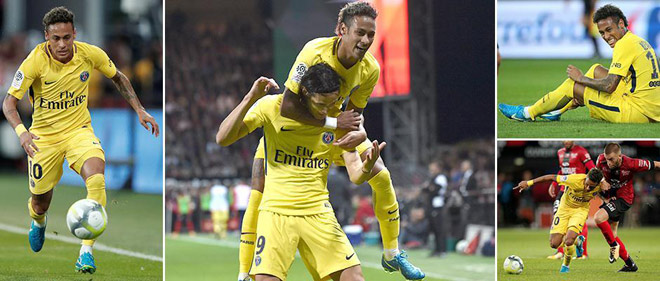 Guingamp - PSG: Siêu sao Neymar ra mắt siêu đẳng - 1