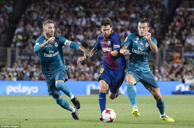 Đại tiệc Barca - Real: Messi lê bước, Ronaldo ăn mừng &#34;phơi áo&#34; - 1