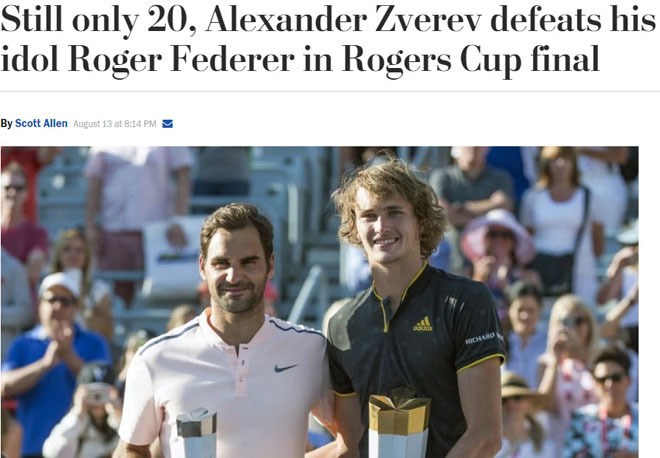 Thế giới choáng váng: &#34;Vua&#34; Federer gục ngã bởi &#34;Hoàng tử&#34; Zverev - 2