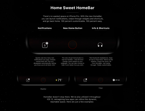 Ngắm concept iPhone 8 UI với thanh Home Bar thông minh - 2