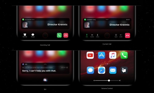 Ngắm concept iPhone 8 UI với thanh Home Bar thông minh - 3