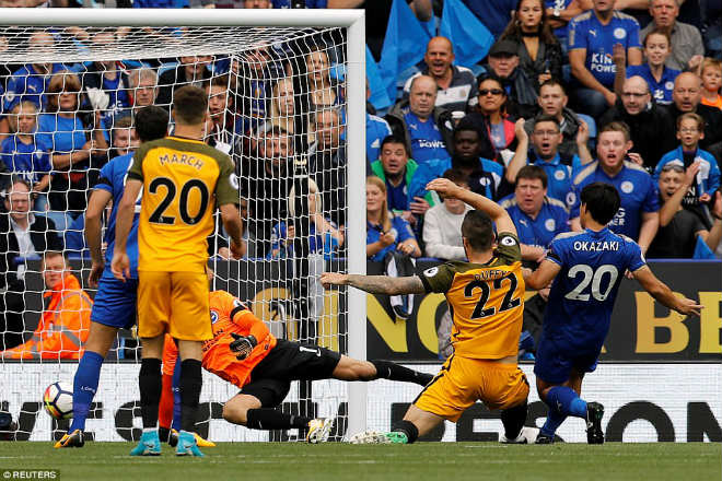 Leicester City - Brighton: Định đoạt ngay phút đầu tiên - 1