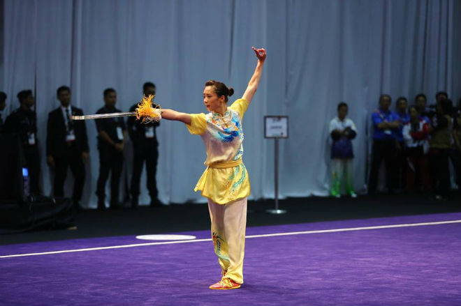 &#34;Nữ hoàng wushu&#34; Thúy Vi: HCV SEA Games đầu tiên & vinh quang chói lọi - 2