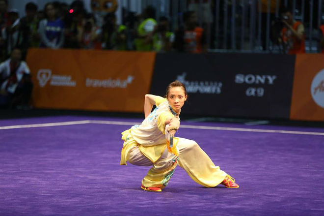 &#34;Nữ hoàng wushu&#34; Thúy Vi: HCV SEA Games đầu tiên & vinh quang chói lọi - 4