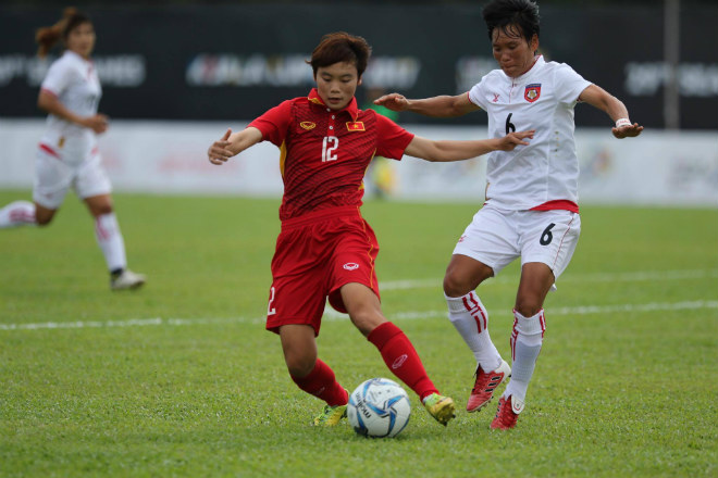 Đội tuyển nữ Việt Nam - nữ Myanmar: Những đòn kết liễu siêu hạng - 1