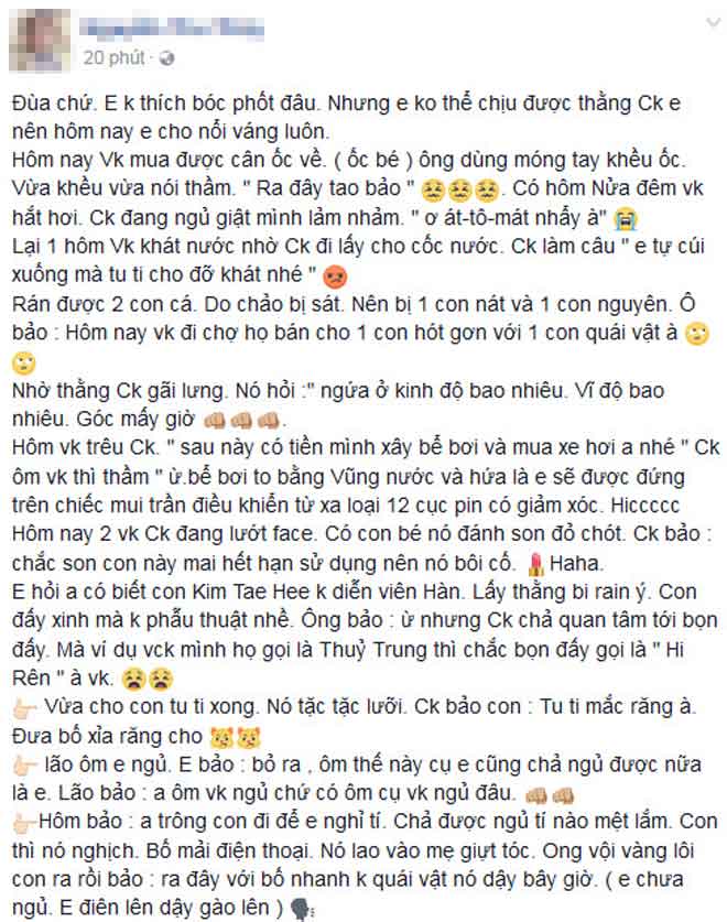 TOP status &#34;không nhặt được mồm&#34; trên Facebook tuần qua - 8