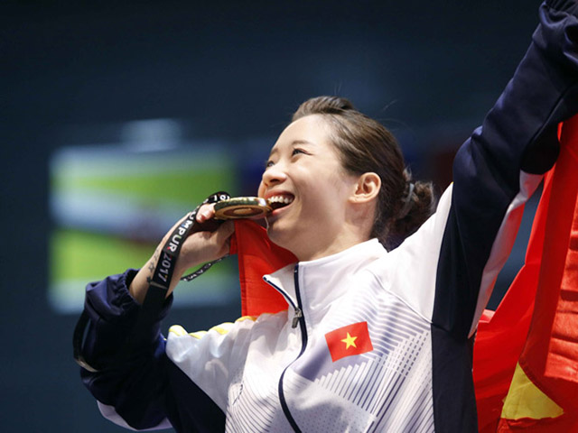 Nữ hoàng wushu Dương Thúy Vi: Ngôi sao may mắn của thể thao Việt Nam