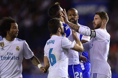 Chi tiết Deportivo - Real Madrid: Hỏng 11m, Ramos thẻ đỏ (KT) - 7