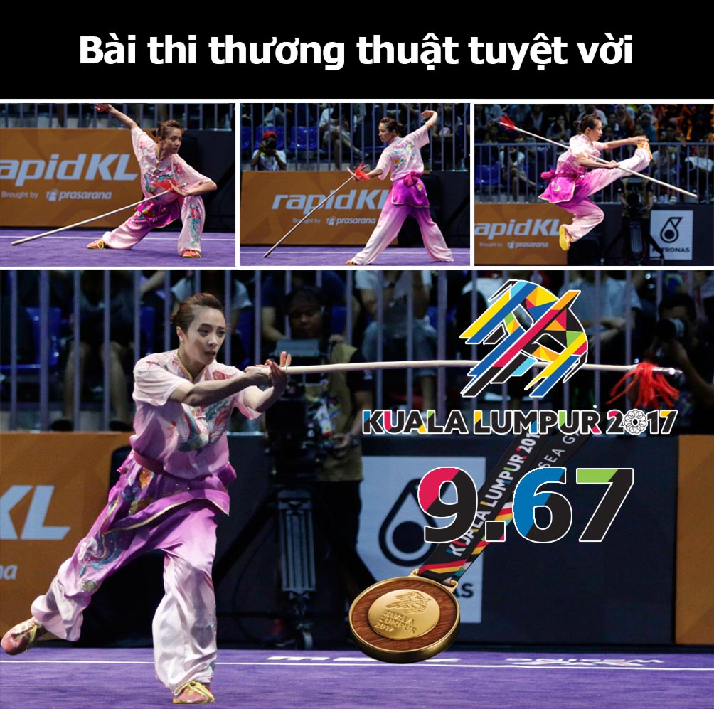 Dương Thúy Vi: &#34;Nữ hoàng&#34; wushu tỏa sáng 2 HCV SEA Games 2017 - 5