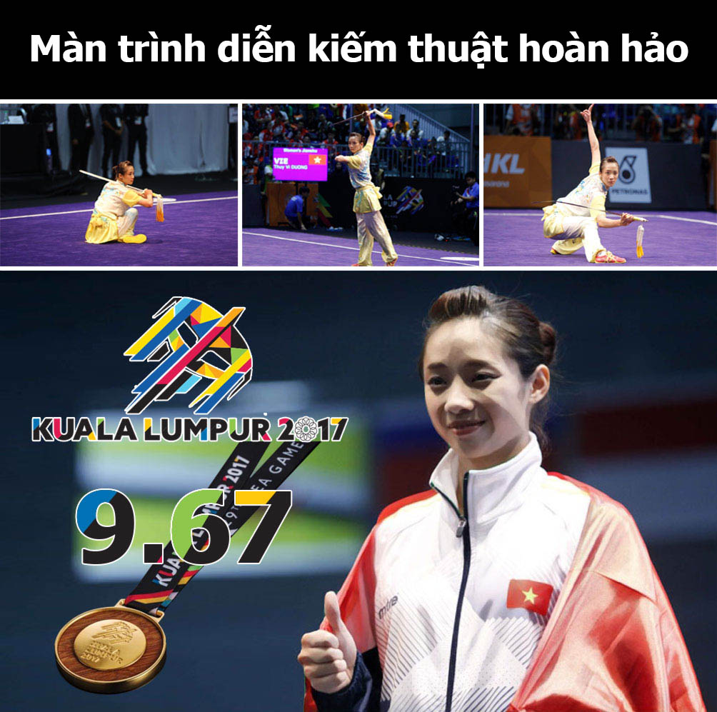 Dương Thúy Vi: &#34;Nữ hoàng&#34; wushu tỏa sáng 2 HCV SEA Games 2017 - 4