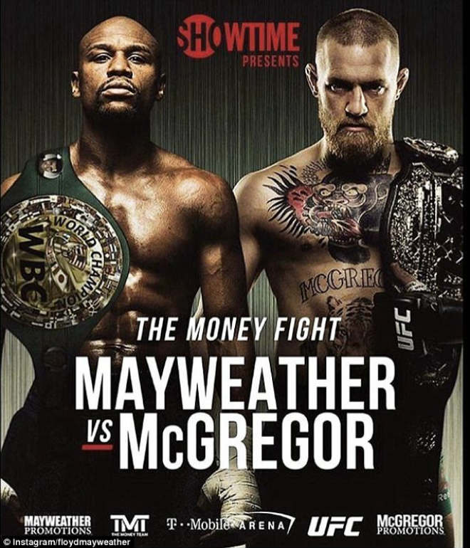 Boxing tỷ đô Mayweather – McGregor: Las Vegas “sôi sục” đếm từng ngày - 1