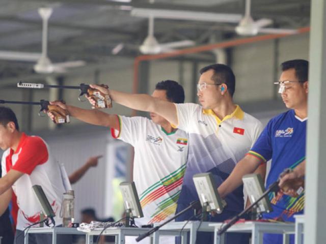 Chấn động SEA Games: Hoàng Xuân Vinh thua sốc súng ngắn 50m