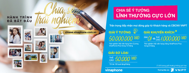 VinaPhone treo giải 50 triệu đồng cho các ý tưởng sáng tạo - 1