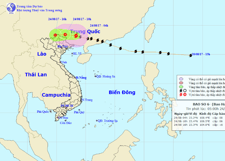 Ảnh hưởng của bão số 6, miền Bắc mưa như trút nước - 1