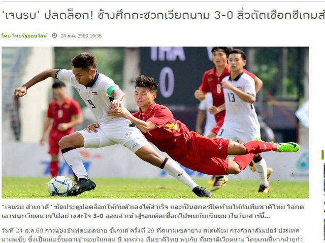 U22 Việt Nam thua thảm: Báo Thái hả hê, SEA Games rúng động