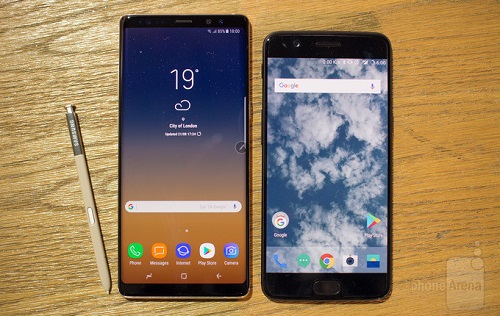 Samsung Galaxy Note8 &#34;tranh tài&#34; cùng OnePlus 5 - 1