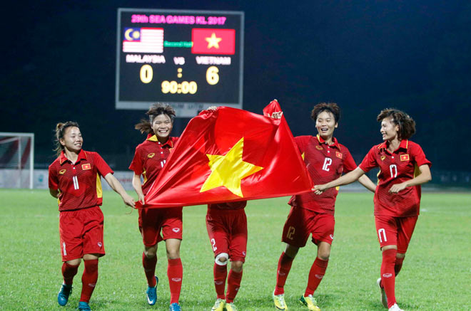 Nữ Việt Nam oanh liệt giành HCV SEA Games, Thái Lan đổ lệ nghẹn ngào - 1