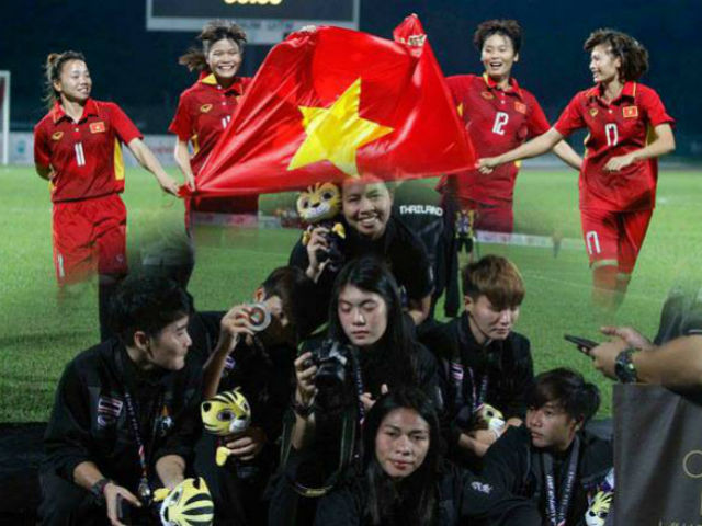 Nữ Việt Nam oanh liệt giành HCV SEA Games, Thái Lan đổ lệ nghẹn ngào