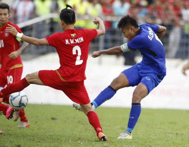 Giống Công Phượng, &#34;Ronaldo Myanmar&#34; khóc như mưa vì U22 Thái Lan - 2