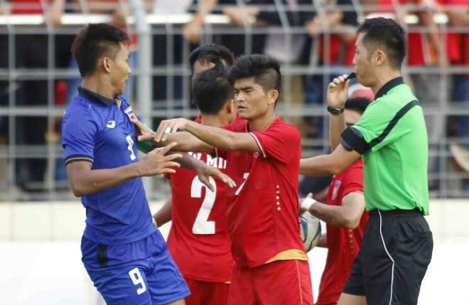 Giống Công Phượng, &#34;Ronaldo Myanmar&#34; khóc như mưa vì U22 Thái Lan - 3