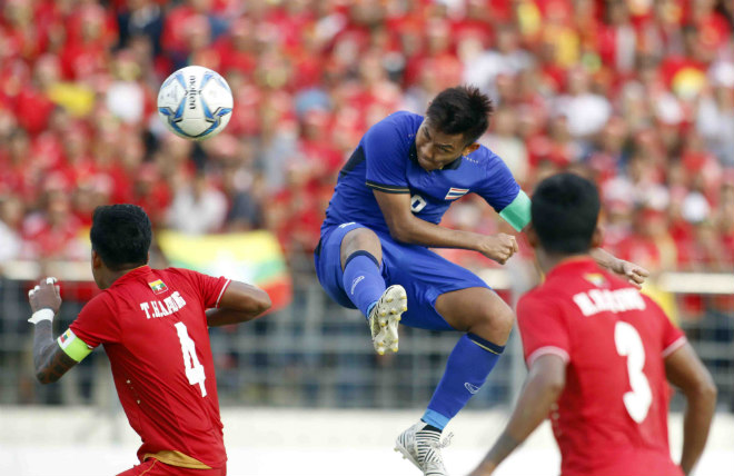 Giống Công Phượng, &#34;Ronaldo Myanmar&#34; khóc như mưa vì U22 Thái Lan - 4