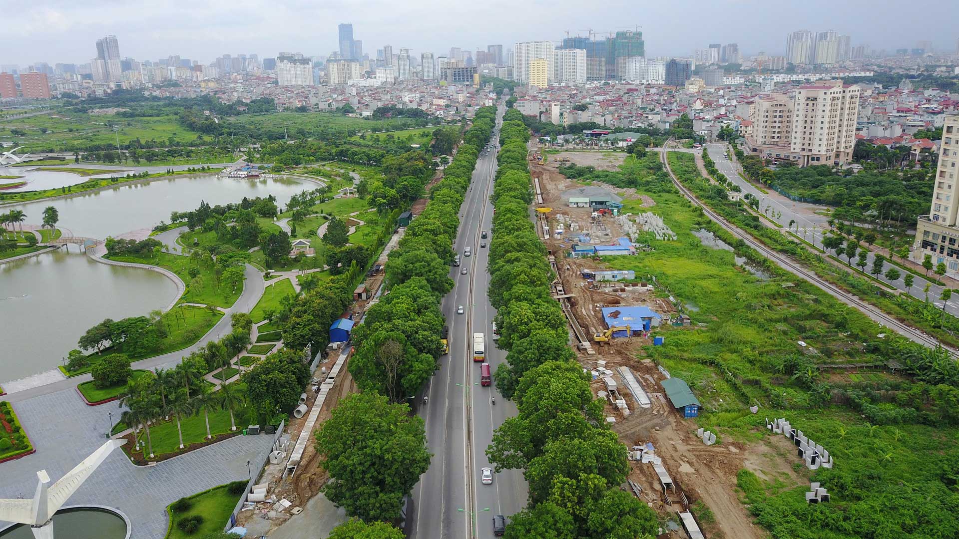 Cận cảnh tuyến đường nghìn tỷ nối Mai Dịch - cầu Thăng Long - 1
