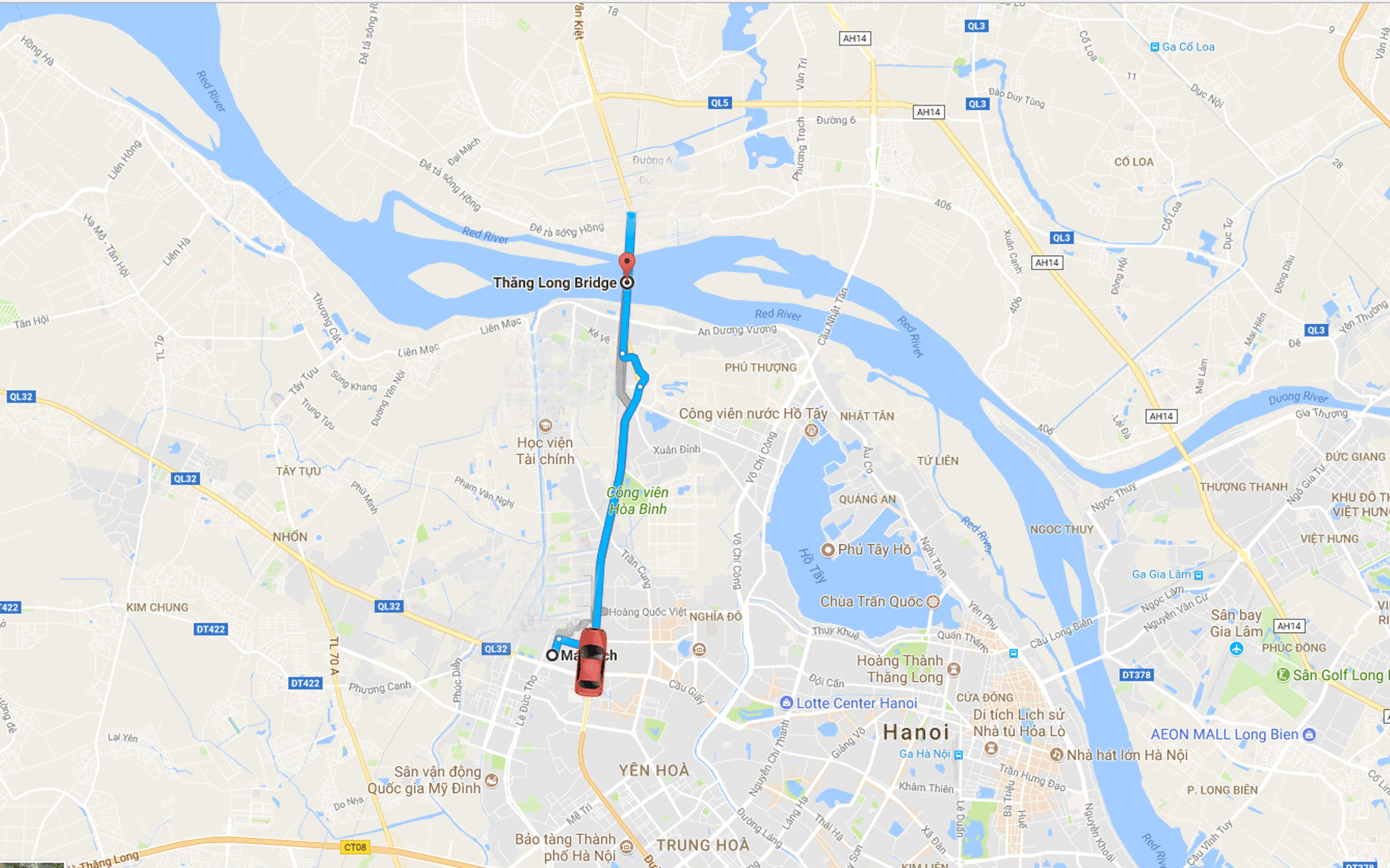 Cận cảnh tuyến đường nghìn tỷ nối Mai Dịch - cầu Thăng Long - 5