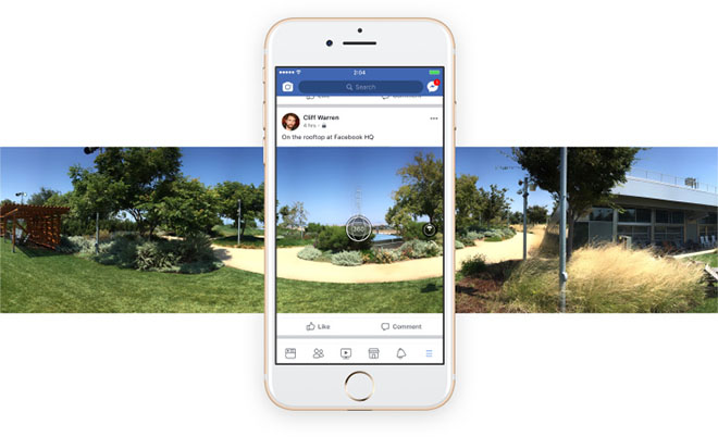 Dùng ảnh 360 độ làm ảnh bìa cho Facebook bằng iPhone - 1