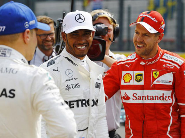 Đua xe F1, phân hạng Belgian GP :  ”Đế chế” Schumacher bị cân bằng