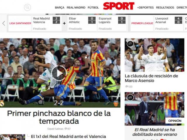 Real bị cầm hòa, báo thân Barca “mở hội”, nói sắp hết thời